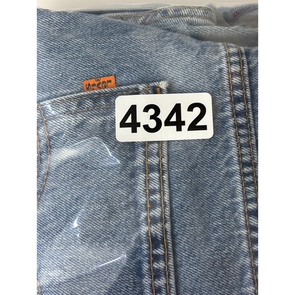 Levi's 505 Straight Leg Jeans Mens Blue Denim Cotton Regular Fit 5-Pocket 35x31 - Picture 12 of 12